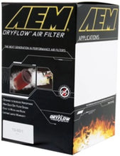 Load image into Gallery viewer, AEM 2-3/4in x 6-7/8in Oval Dryflow Air Filter - Side View