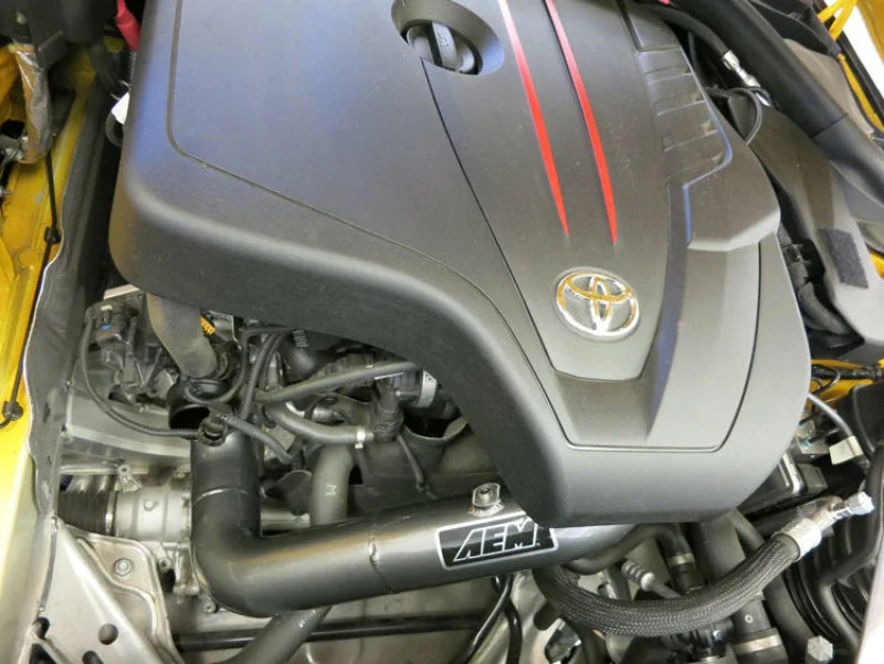 AEM 20-21 Toyota Supra L4-2.0L F/I Turbo Intercooler Charge Pipe Kit - Side View