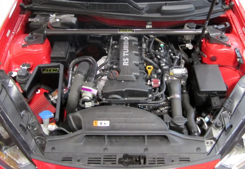 AEM 2013 Hyundai Genesis Coupe 2.0L L4 Chrome Cold Air Intake System - Side View