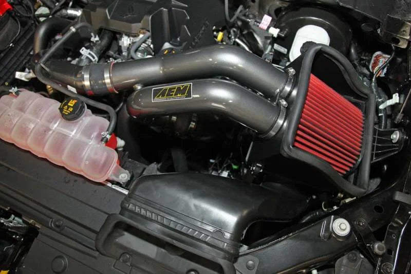 AEM 2015 Ford F-150 3.5L V8 Cold Air Intake System - Back View
