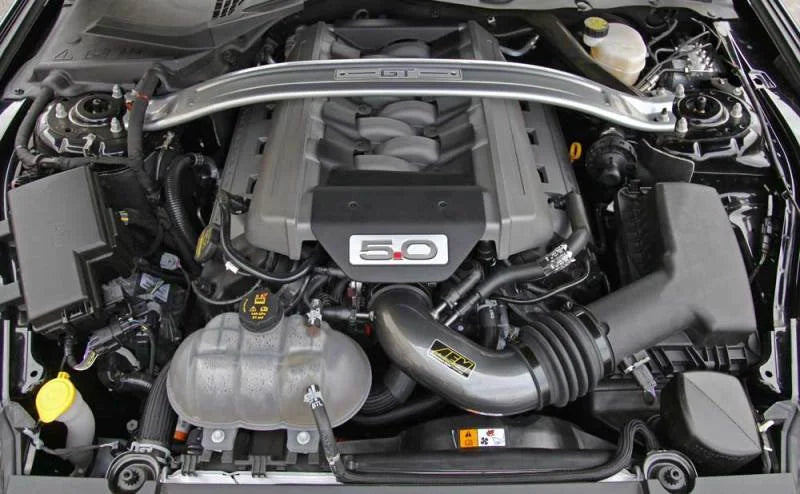 AEM 2015 Ford Mustang GT 5.0L V8 Cold Air Intake System - Back View