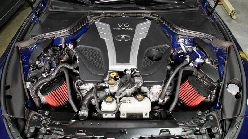 AEM 2016 C.A.S Infinity Q50/Q60 V6-3.0L F/l Cold Air Intake - Back View