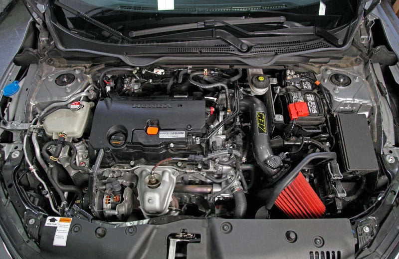 AEM 2016 Honda Civic 2.0L L4 Gunmetal Cold Air Intake (Will Not Fit Type R Models) - Back View