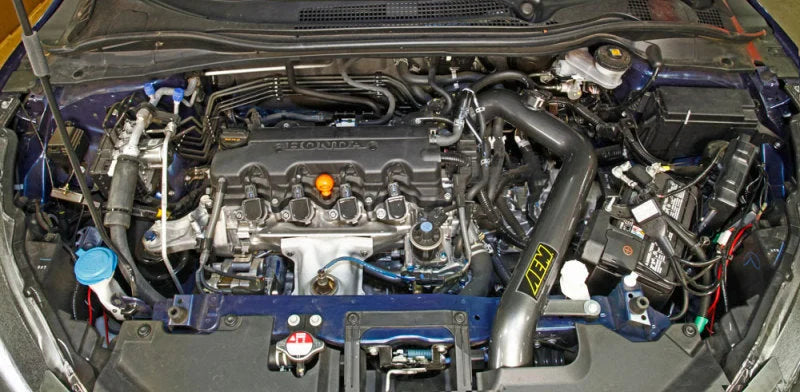 AEM 2016 Honda HR-V L4-1.8L F/I Gunmetal Gray Cold Air Intake - Back View