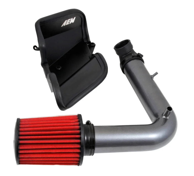 AEM 2016 Volkswagen Jetta L4-1.4 Metal Gunmetal Gray Cold Air Intake - Installation View