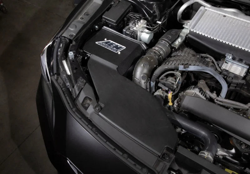 AEM 2022 C.A.S. Subaru WRX H4-2.4L F/I Turbo Cold Air Intake - Installation View