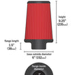 Load image into Gallery viewer, AEM 3 in x 9 in Dryflow Air Filter - Additional View 7