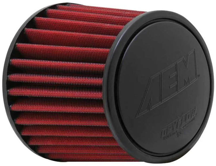 AEM 3.25 in DRY Flow Short Neck 5 in Element Filter - Main Product View