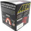 Load image into Gallery viewer, AEM 3.25 in DRY Flow Short Neck 5 in Element Filter - Additional View 10