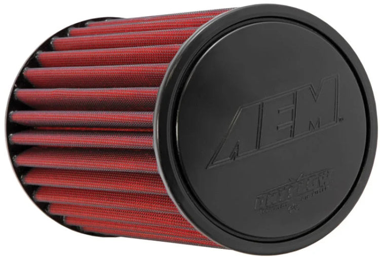 AEM 3.25 in DRY Flow Short Neck 9 in Element Filter - Main Product View