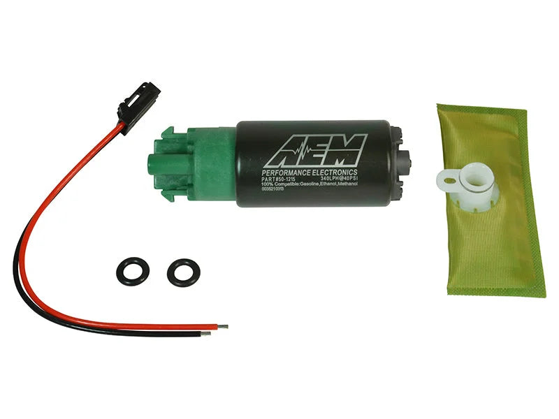 AEM 340LPH 65mm Fuel Pump Kit w/ Mounting Hooks - Ethanol Compatible - Main Product View