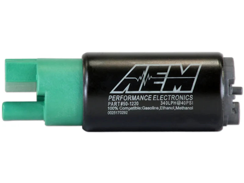 AEM 340LPH 65mm Fuel Pump Kit w/o Mounting Hooks - Ethanol Compatible - Installation View