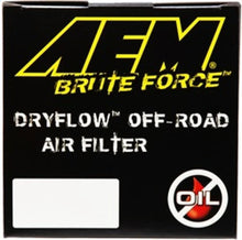 Load image into Gallery viewer, AEM 3.5 in x 9 in Dryflow Conical Air Filter - Side View