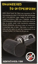 Load image into Gallery viewer, AEM 3.5 in x 9 in Dryflow Conical Air Filter - Additional View 8