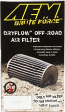 Load image into Gallery viewer, AEM 3.5 in x 9 in Dryflow Conical Air Filter - Additional View 12