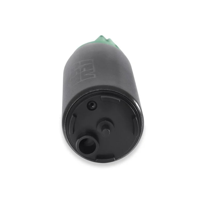 AEM 400 LPH E85 Compatible Fuel Pump Kit - Single Barb - Ethanol Compatible - Back View