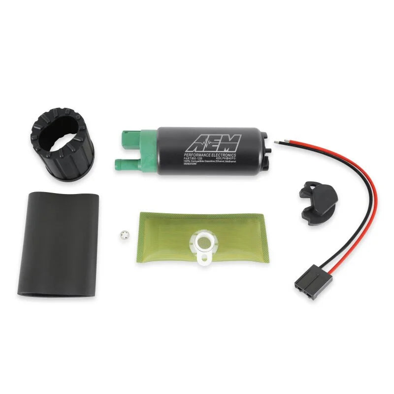 AEM 400 LPH E85 Compatible Fuel Pump Kit - Single Barb - Ethanol Compatible - Additional View 8