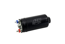 Load image into Gallery viewer, AEM 400LPH High Pressure Fuel Pump -6AN Female Out, -10AN Female In - Side View