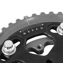 Load image into Gallery viewer, AEM 4G63/T Black Tru-Time Cam Gear - Back View