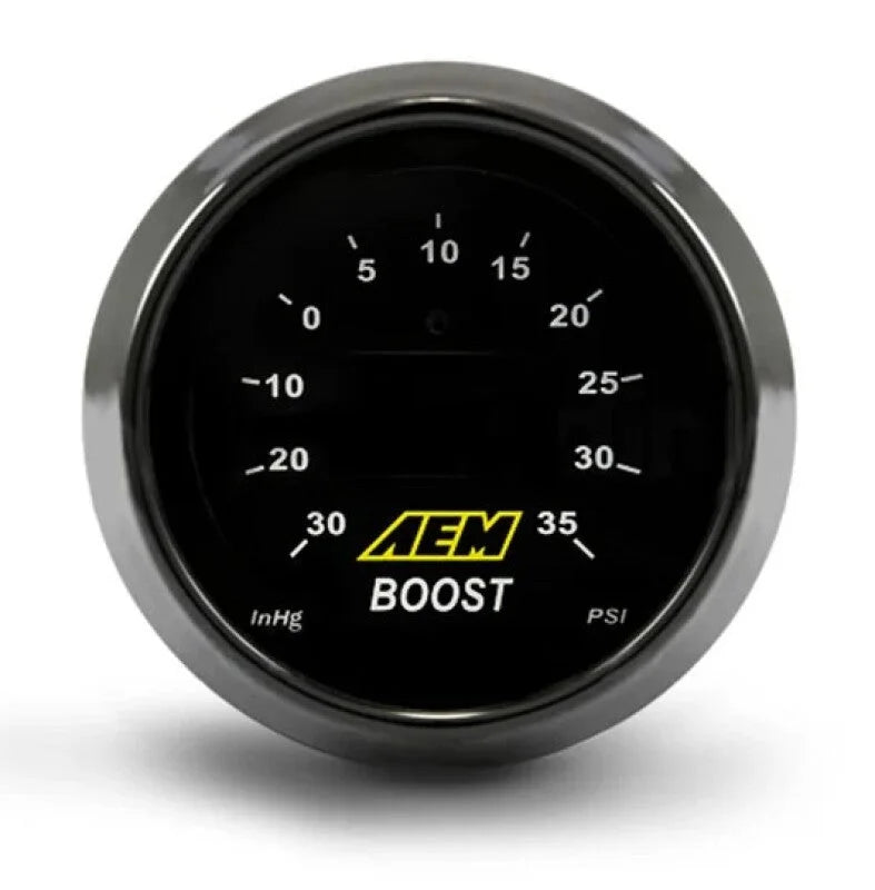 AEM 52mm Boost Digital Gauge -30-35psi - Installation View