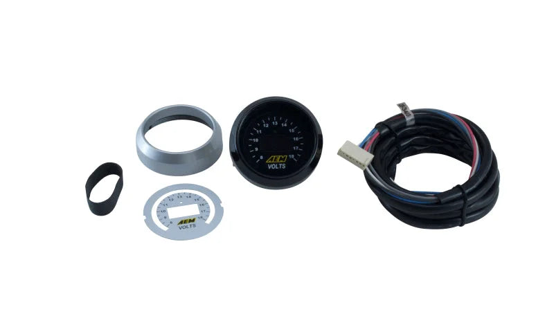 AEM 52mm Voltmeter Digital Gauge - Main Product View