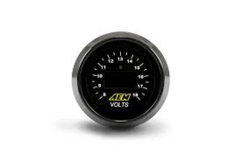 AEM 52mm Voltmeter Digital Gauge - Side View