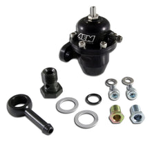 Load image into Gallery viewer, AEM 86-93 Acura / 95-98 TL / 88-91 Civic/CRX / 92-01 Prelude Black Adjustable Fuel Pressure Regulato - Main Product View