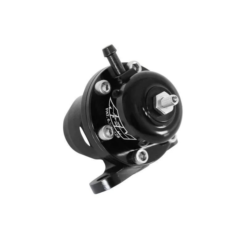 AEM 86-93 Acura / 95-98 TL / 88-91 Civic/CRX / 92-01 Prelude Black Adjustable Fuel Pressure Regulato - Detail View