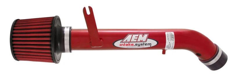 AEM 92-95 Civic DX/LX/EX/SI/ 96-00 Civic EX/ 93-95 Del Sol S/ 93-97 Del Sol Si Red Short Ram Intake - Main Product View