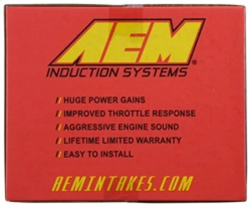 AEM 92-96 Prelude S/Si/Si VTEC Polished Short Ram Intake - Side View