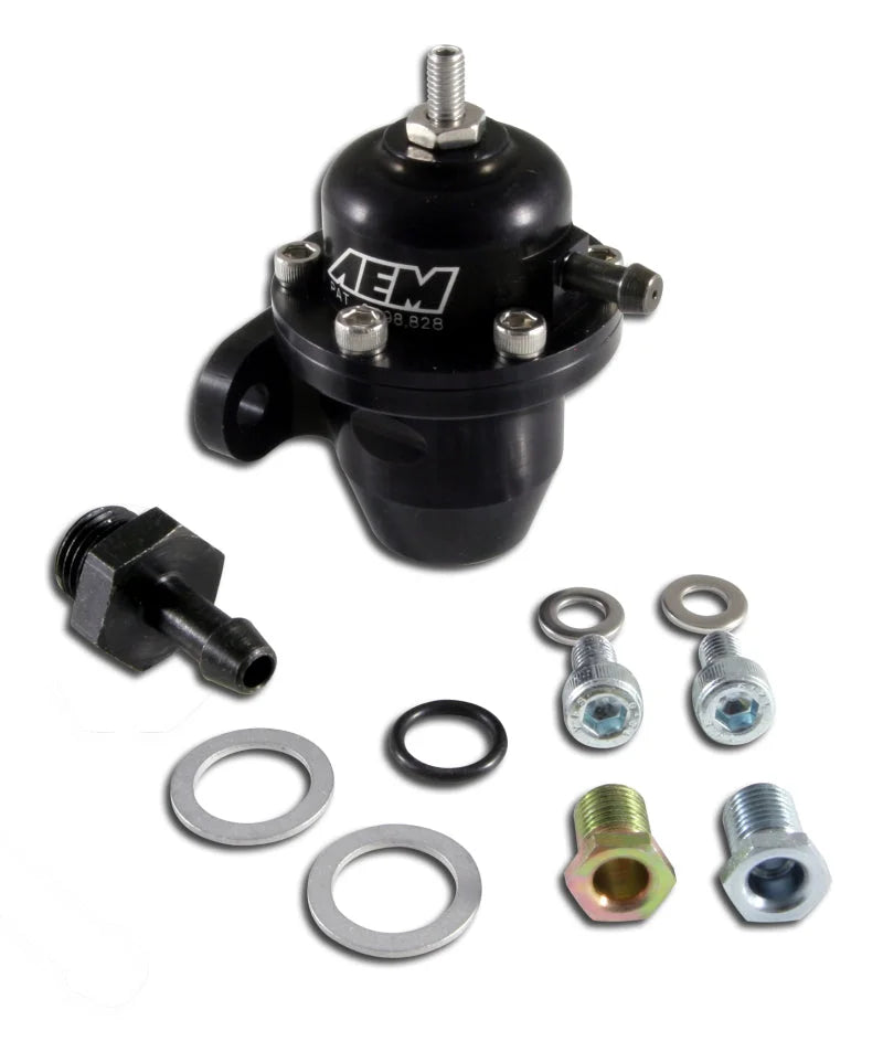 AEM 94-01 Acura Integra / 90-93 Honda Accord / 92-95 Honda Civic / 99-00 Honda Civic Black Adjustabl - Main Product View