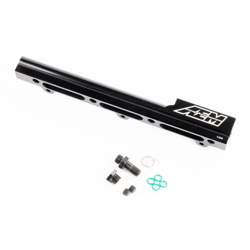 AEM 94-01 Integra Black Fuel Rail - Main Product View