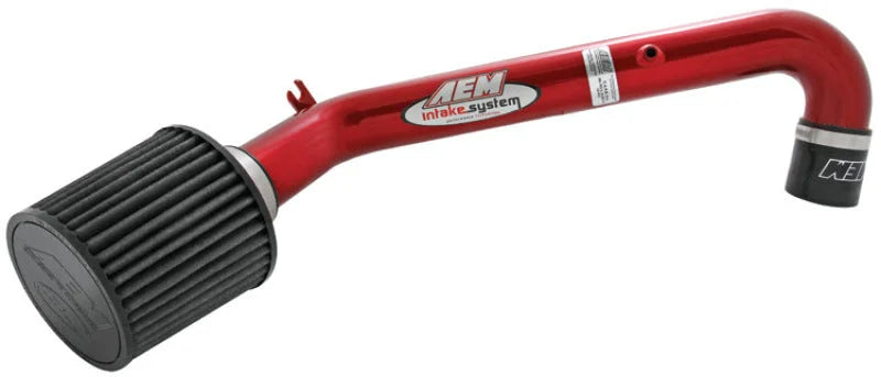 AEM 96-00 Civic CX DX & LX Red Short Ram Intake - Main Product View
