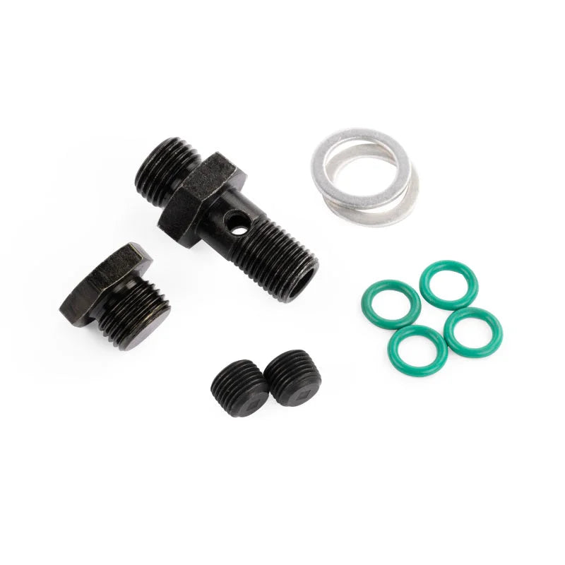 AEM 96-00 Civic CX/DX/LX/EX & 96-97 Del Sol S/Si Black Fuel Rail - Additional View 7