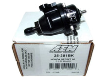 Load image into Gallery viewer, AEM 98-99 Acura CL / 00-05 S2000 / 98-02 Accord / 96-00 Civic Black Adjustable Fuel Pressure Regulat - Detail View