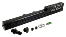 Load image into Gallery viewer, AEM 99-00 Honda Civic Si Black Fuel Rail - Main Product View
