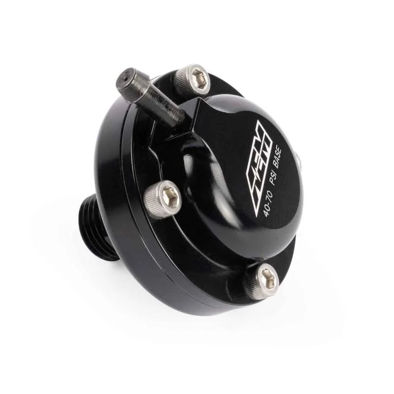 AEM AN6 ORB 40-70psi Fuel Pulse Damper - Back View