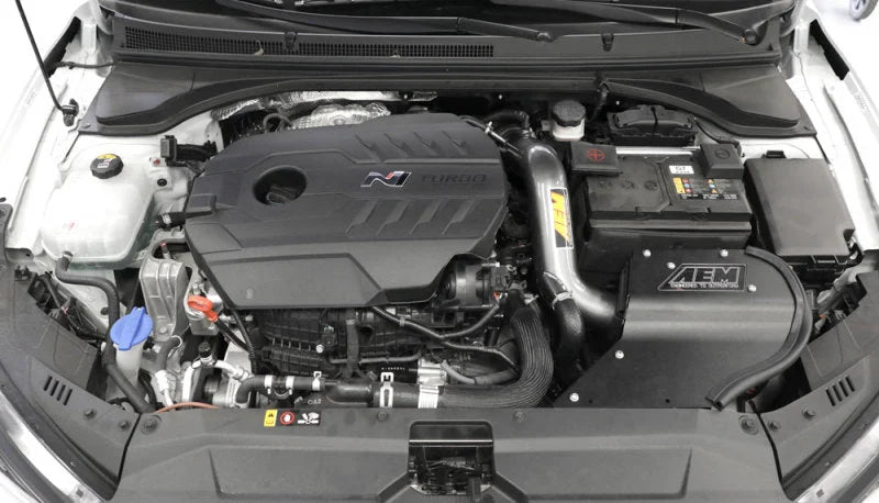AEM C.A.S 19-20 Hyundai Veloster N 2.0T F/I Cold Air Intake System - Side View