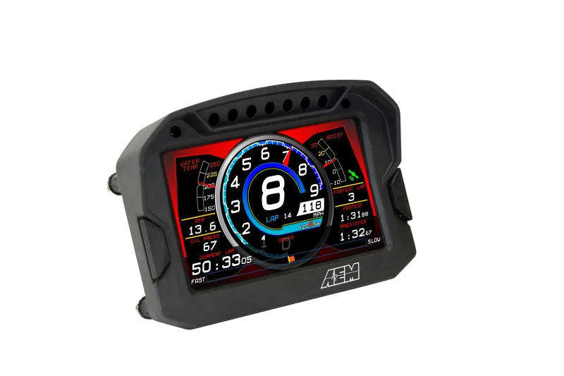 AEM CD-5LG Carbon Logging Digital Dash Display w/ Internal 10Hz GPS & Antenna - Installation View