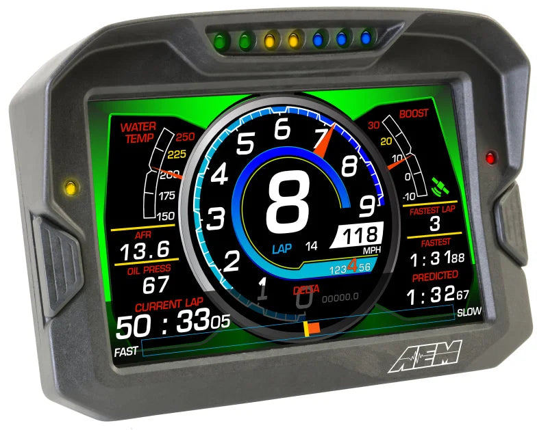 AEM CD-7 Non Logging Race Dash Carbon Fiber Digital Display (CAN Input Only) - Additional View 5