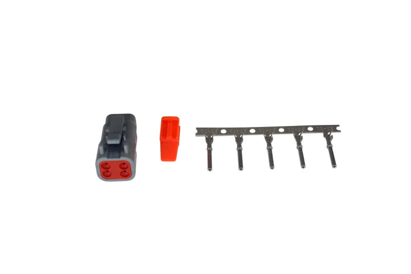 AEM DTM Style 4-Way Receptacle Connector Kit with 5 Female Pins - Main Product View