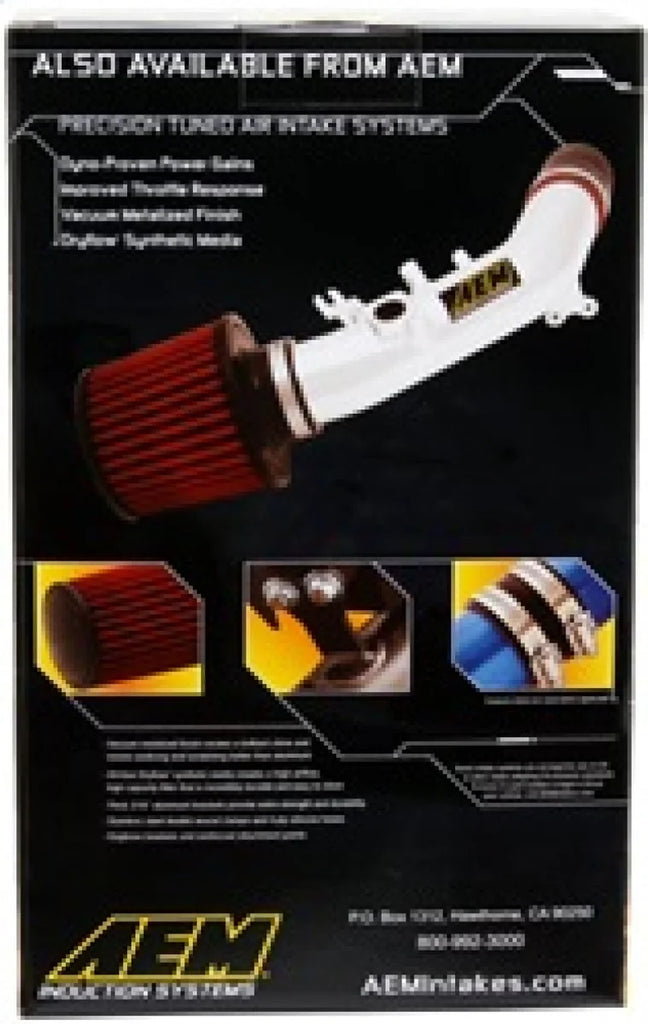 AEM DryFlow Air Filter - Round 2.75in ID x 6.25in OD x 8.25in H fits 2007-2014 Ford/Volvo - Additional View 5