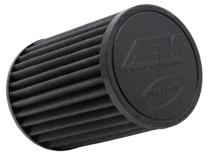 AEM Dryflow 3.5in. X 7in. Round Tapered Air Filter - Main Product View