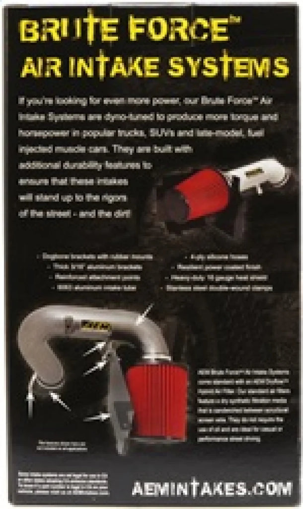 AEM Dryflow 3.5in. X 7in. Round Tapered Air Filter - Installation View