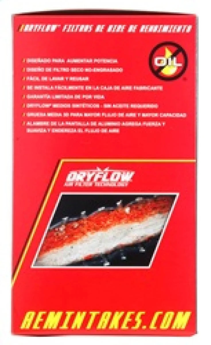 AEM Dryflow 4in x 7in Dryflow W/O Hole - Additional View 8