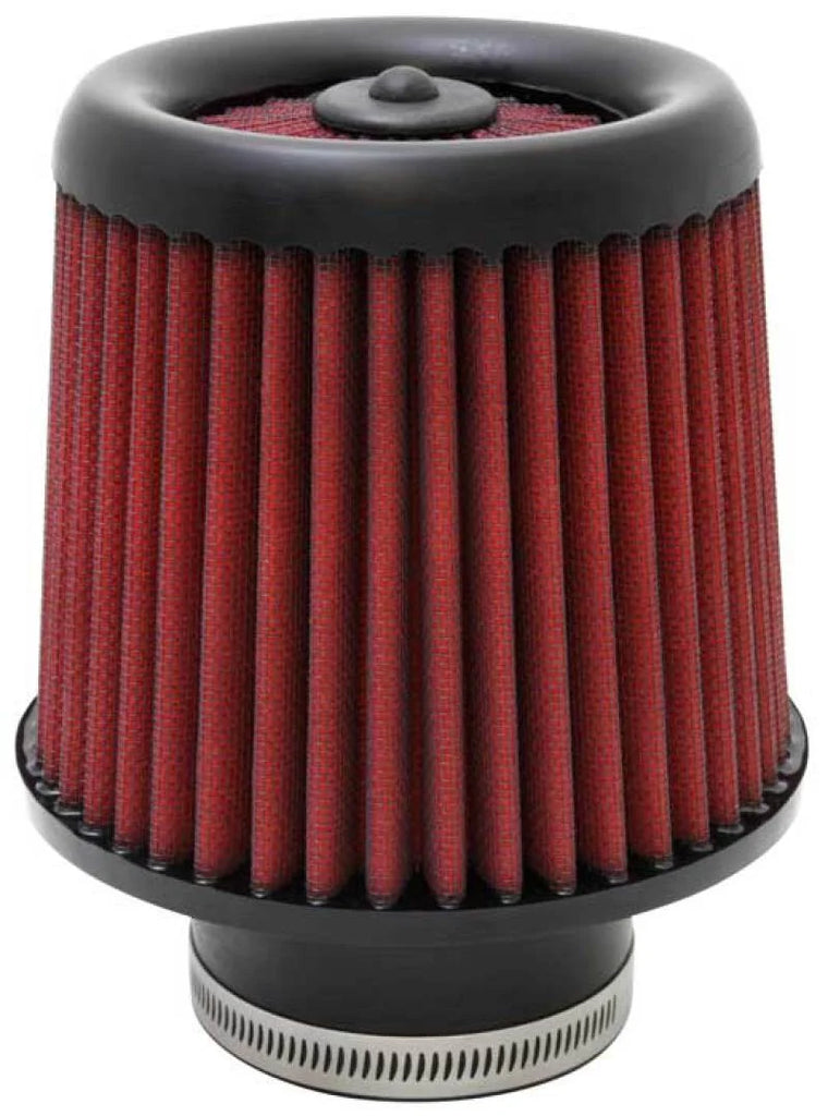 AEM Dryflow Air Filter - Round Tapered 5in Top OD x 6 Base OD x 5.563in H x 3in Flange ID - Back View