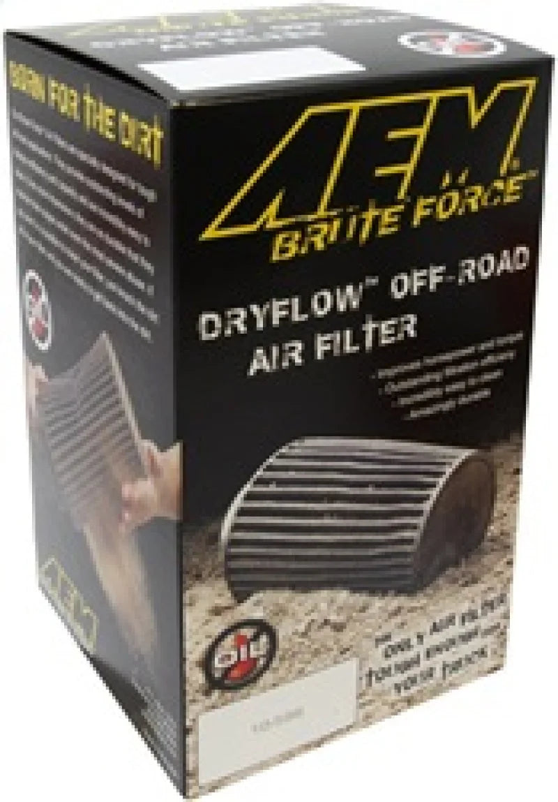 AEM Dryflow Conical Air Filter 2.75in Flange ID / 6in Base OD / 5.125in Top OD / 9.125in Height - Additional View 6