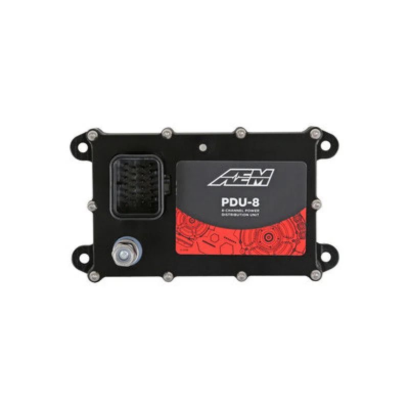AEM EV 8 Channel CAN Driven Slave Type Power Distribution Unit (PDU) - Side View