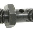Load image into Gallery viewer, AEM High Volume Fuel Rail Banjo Fitting w/ Hole - Male -6AN ORB thread (9/16in -18) - Side View