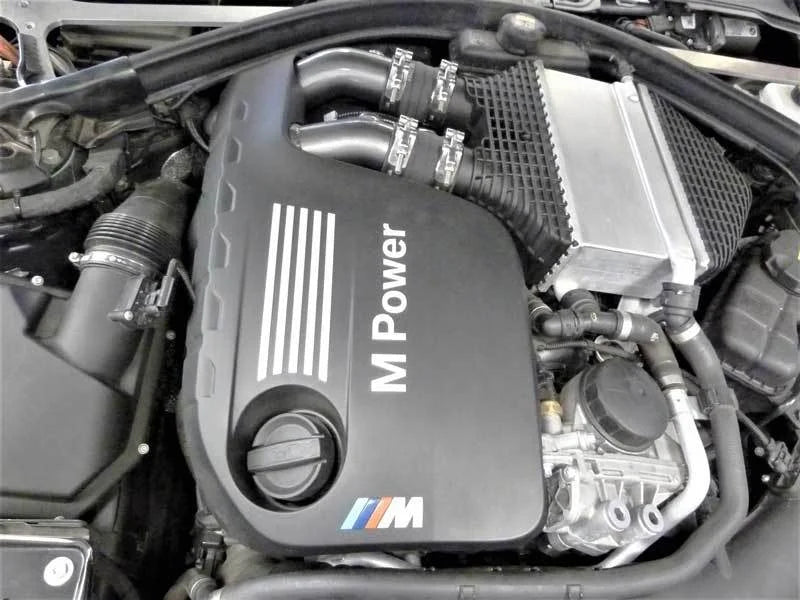 AEM Induction 15-20 BMW M3/M4 L6-3.0L F/I Turbo Intercooler Charge Pipe Kit - Side View